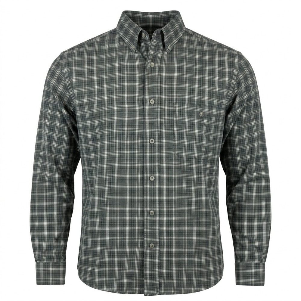 Wrangler Rugged Wear Shirt L Cotton Blend Western Gorpcore Outdoor Plaid Utility